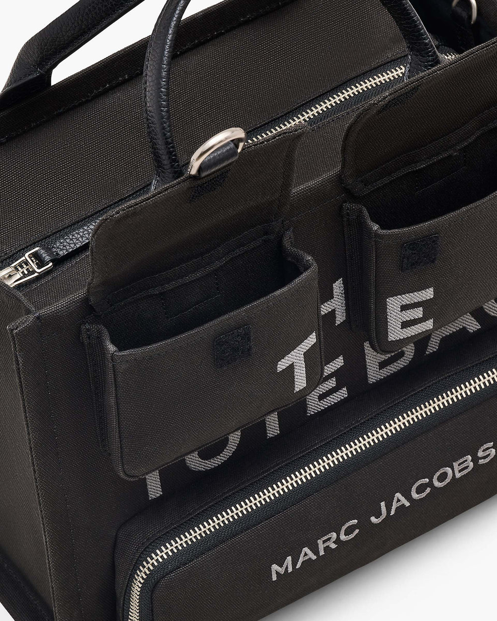 The Cargo Canvas Medium Tote Bag - Black | Marc Jacobs online