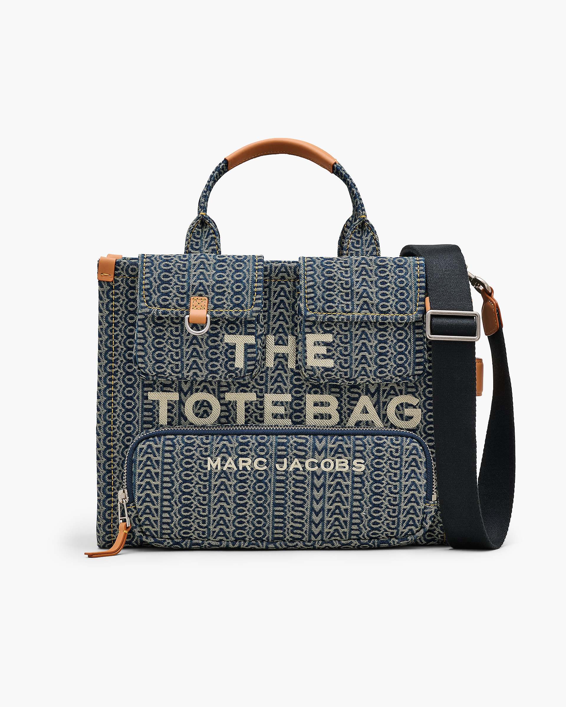 The Cargo Monogram Denim Medium Tote Bag - Sun Faded Denim | Marc Jacobs for sale