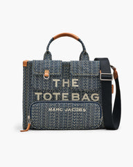 The Cargo Monogram Denim Medium Tote Bag - Sun Faded Denim | Marc Jacobs for sale