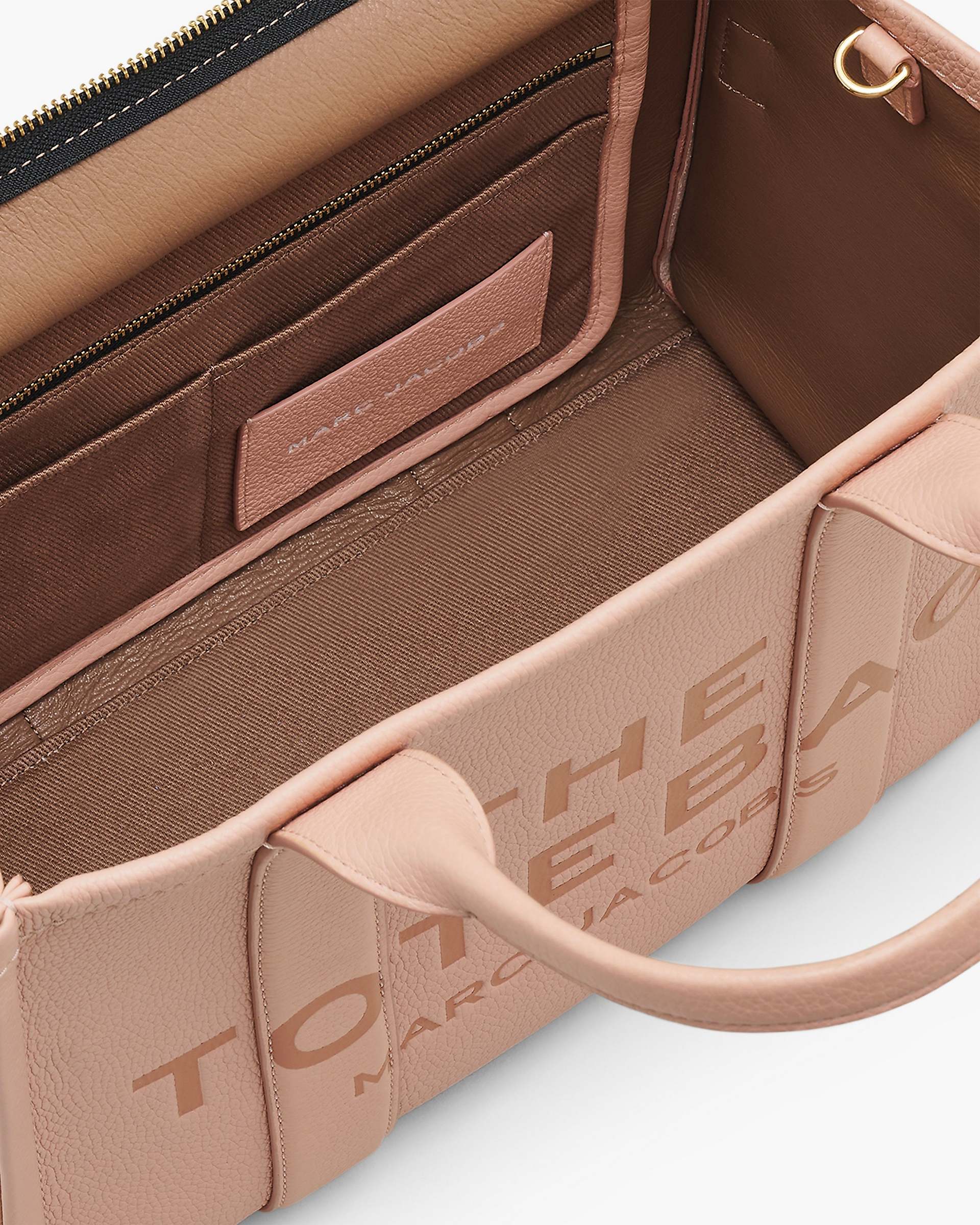 The Leather Medium Tote Bag - Rose | Marc Jacobs US