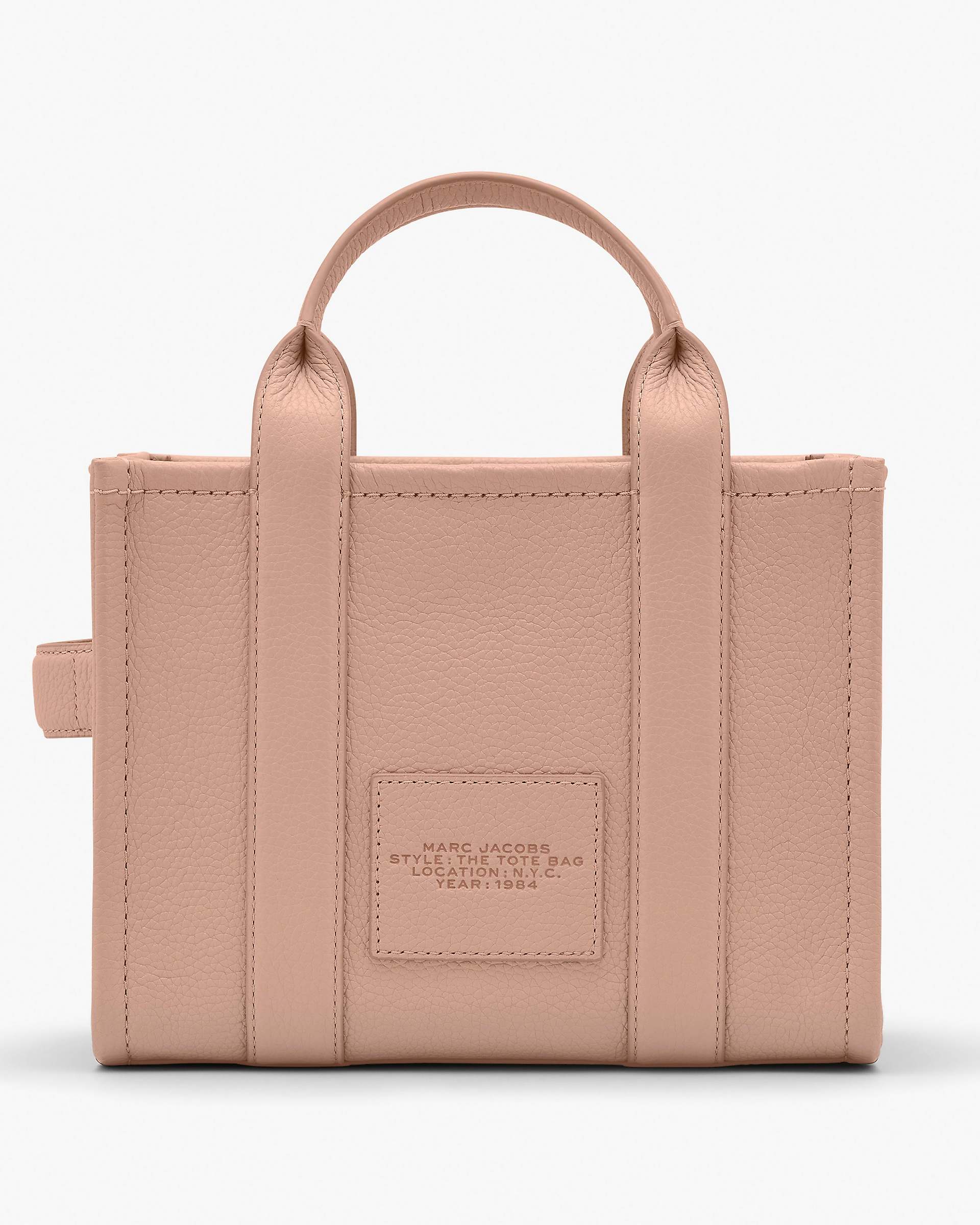The Leather Small Tote Bag - Rose | Marc Jacobs online