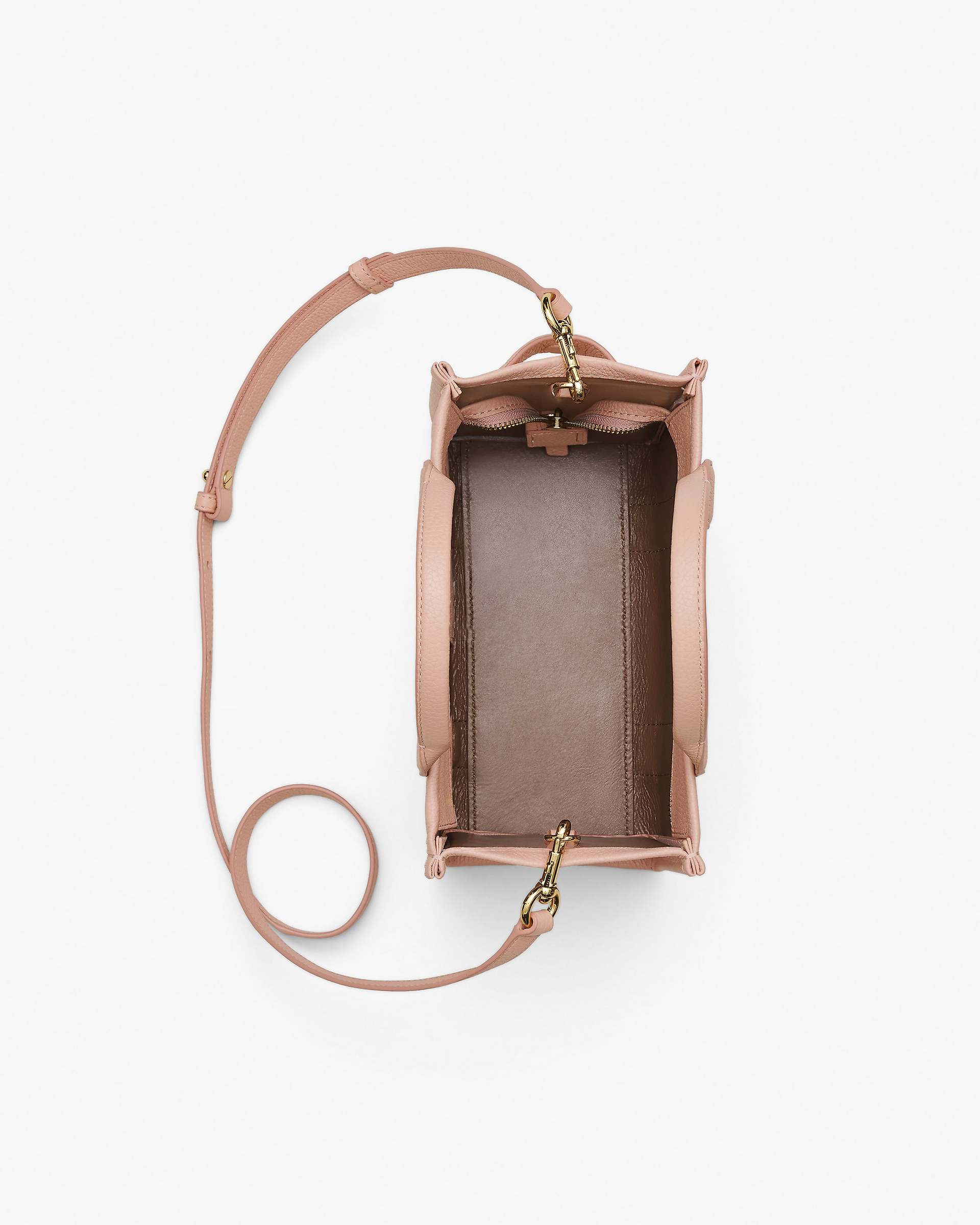 The Leather Small Tote Bag - Rose | Marc Jacobs online