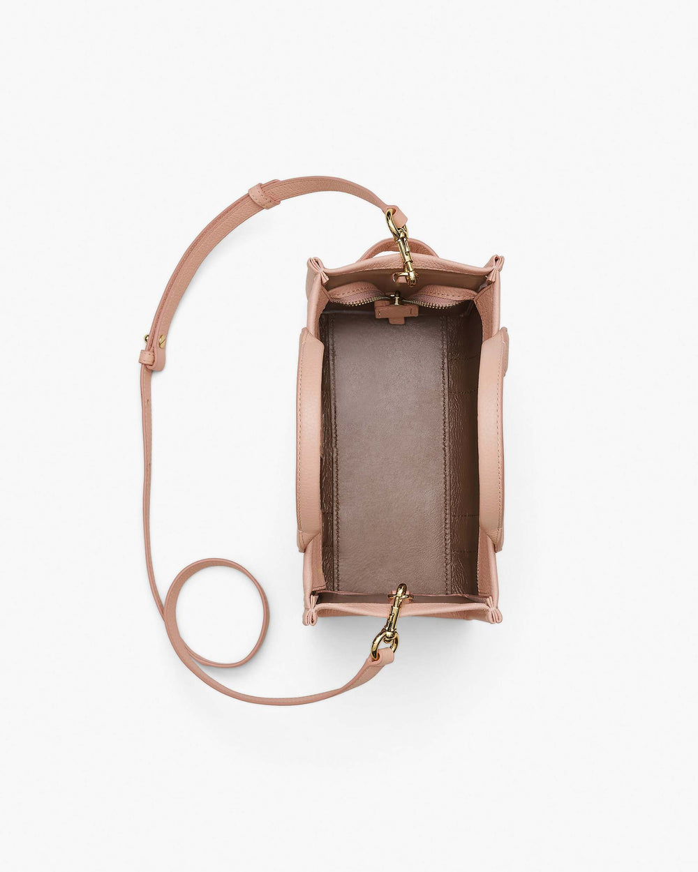 The Leather Small Tote Bag - Rose | Marc Jacobs online
