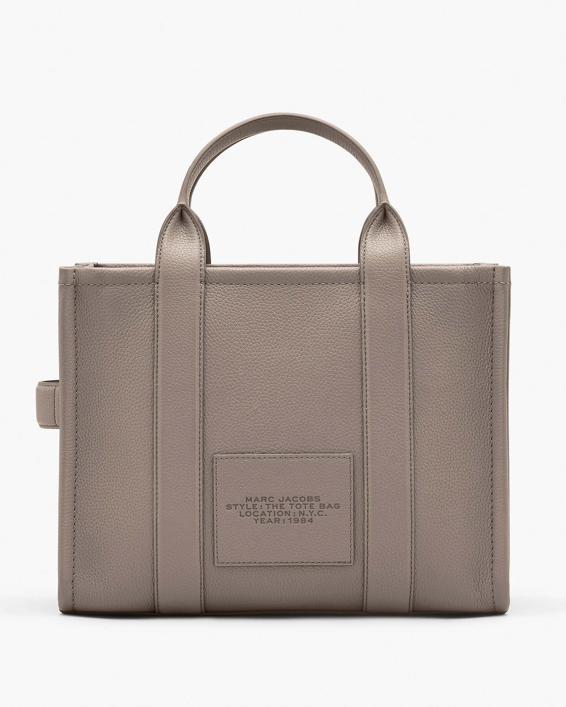 The Leather Medium Tote Bag - Cement | Marc Jacobs discount