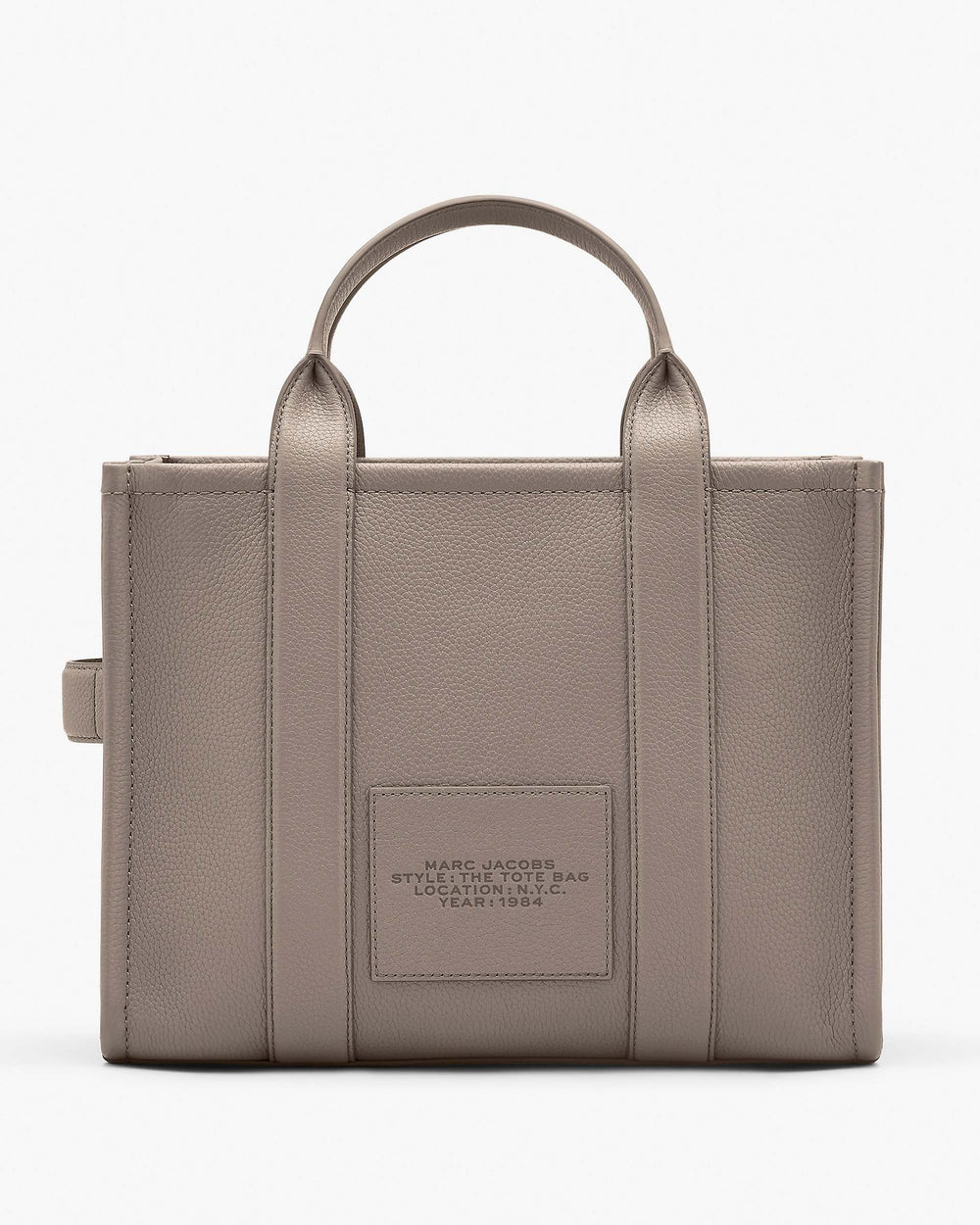 The Leather Medium Tote Bag - Cement | Marc Jacobs discount
