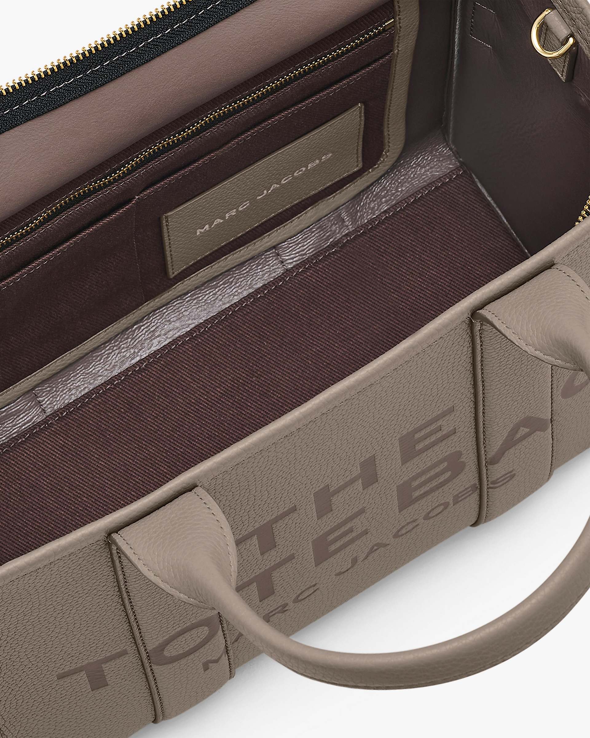 The Leather Medium Tote Bag - Cement | Marc Jacobs discount