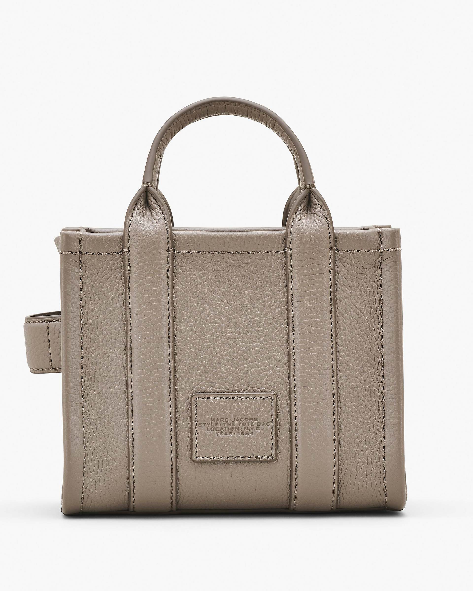 The Leather Crossbody Tote Bag - Cement | Marc Jacobs online