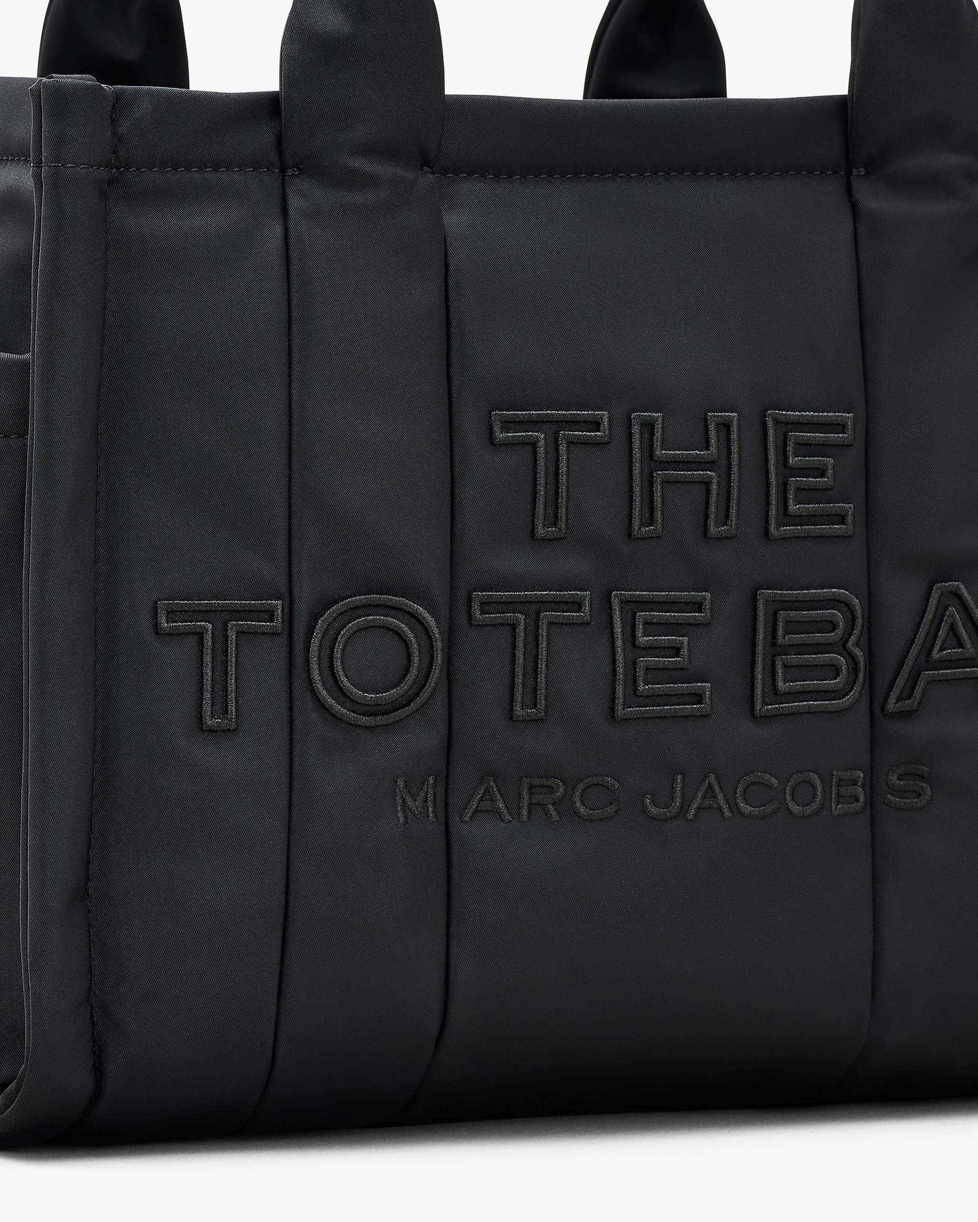 The Puffy Nylon Medium Tote Bag - Black | Marc Jacobs on sale