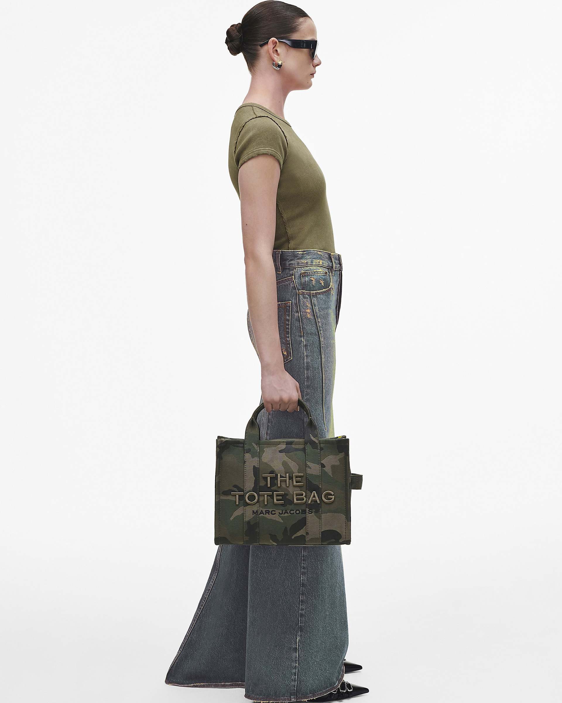 The Camo Jacquard Medium Tote Bag - Camo Multi | Marc Jacobs discount