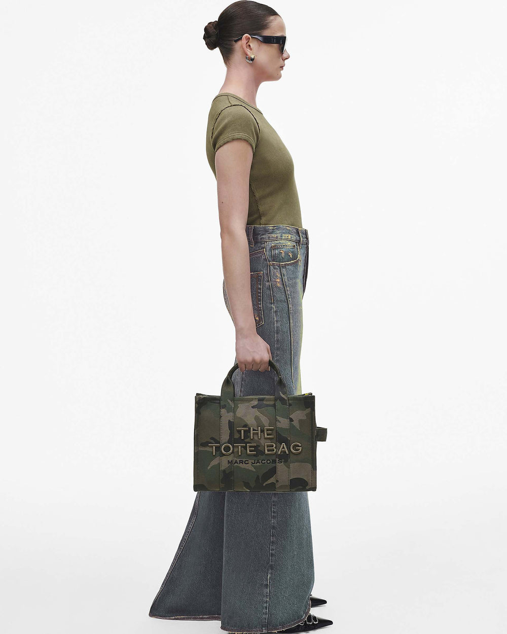 The Camo Jacquard Medium Tote Bag - Camo Multi | Marc Jacobs discount