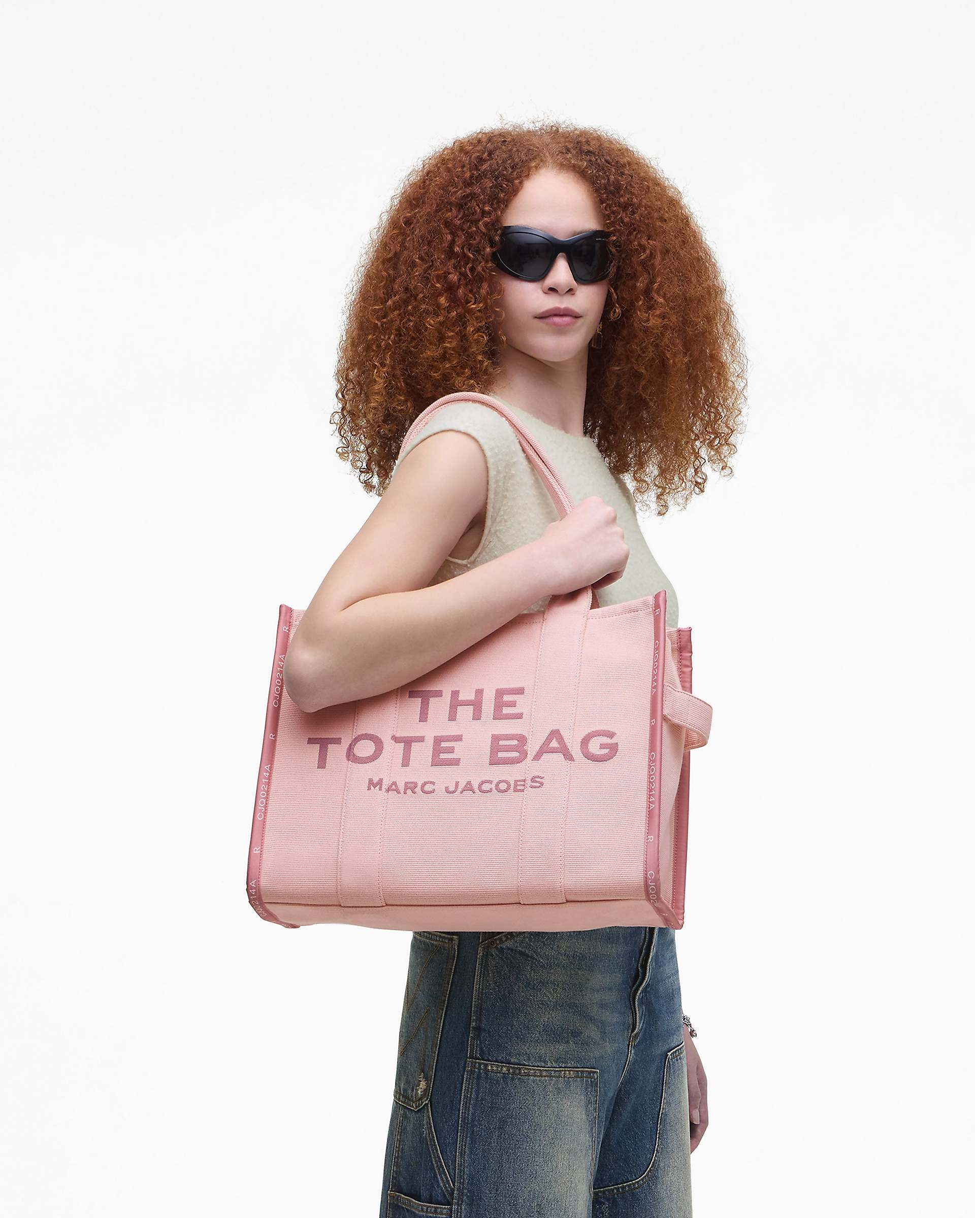 The Jacquard Large Tote Bag - Rose | Marc Jacobs online