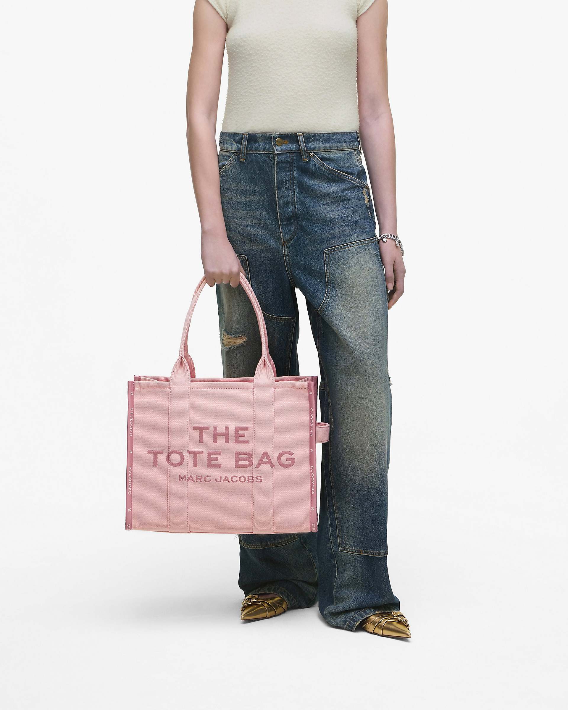 The Jacquard Large Tote Bag - Rose | Marc Jacobs online