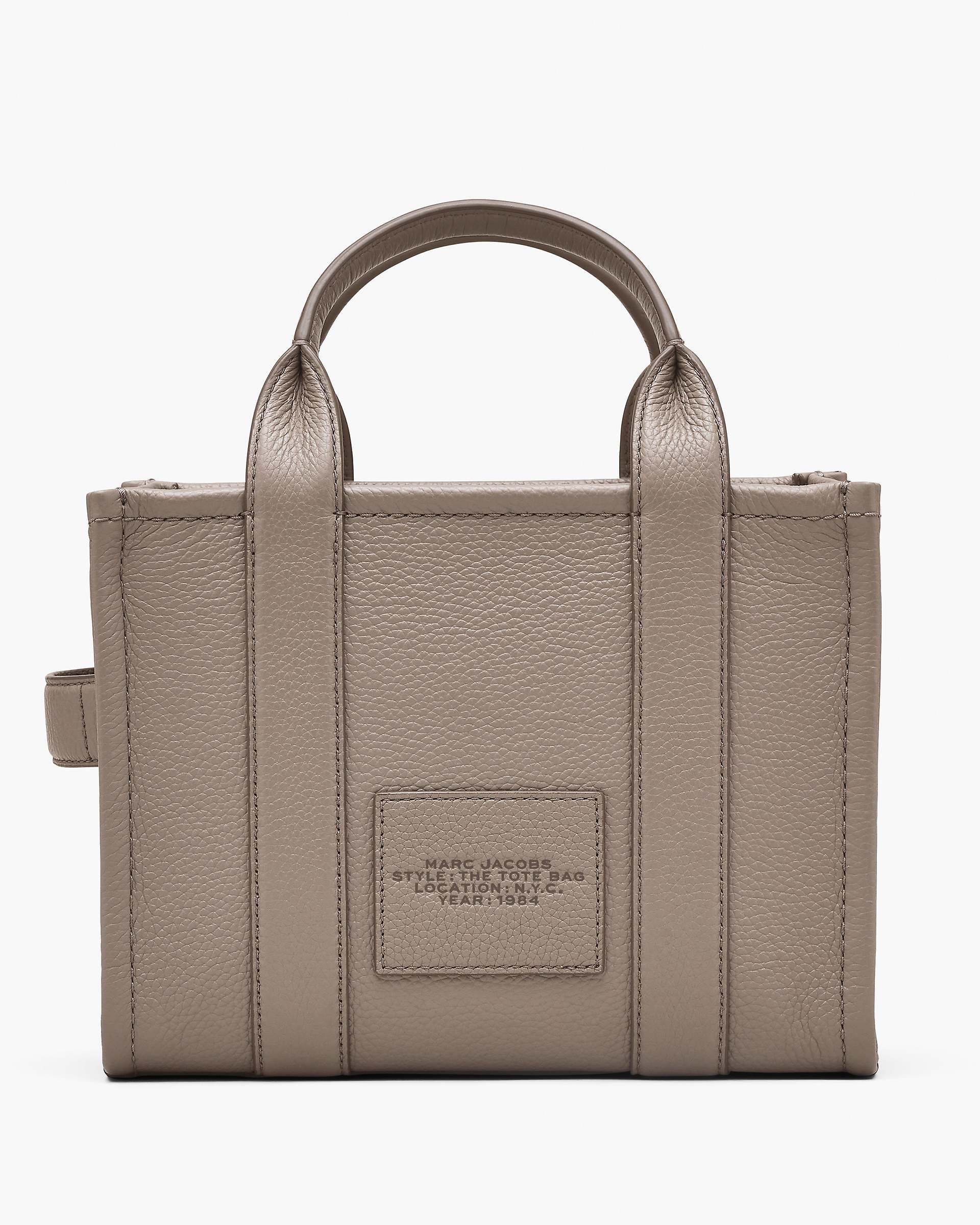 The Leather Small Tote Bag - Cement | Marc Jacobs on sale
