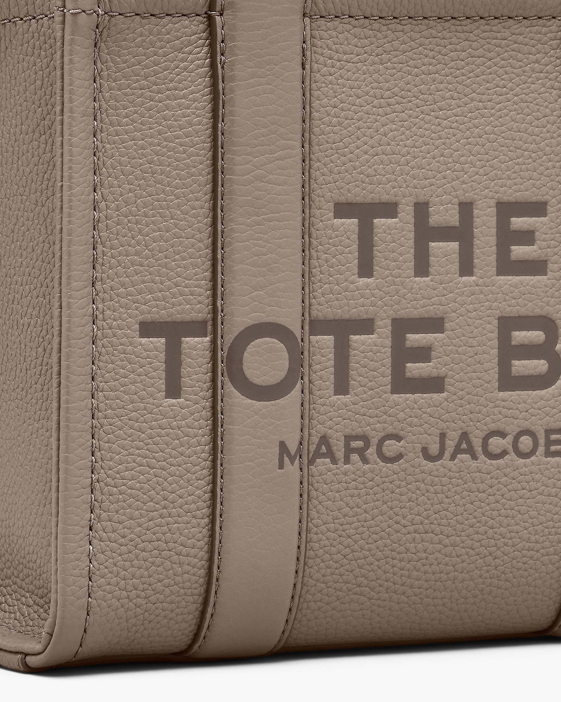 The Leather Small Tote Bag - Cement | Marc Jacobs on sale