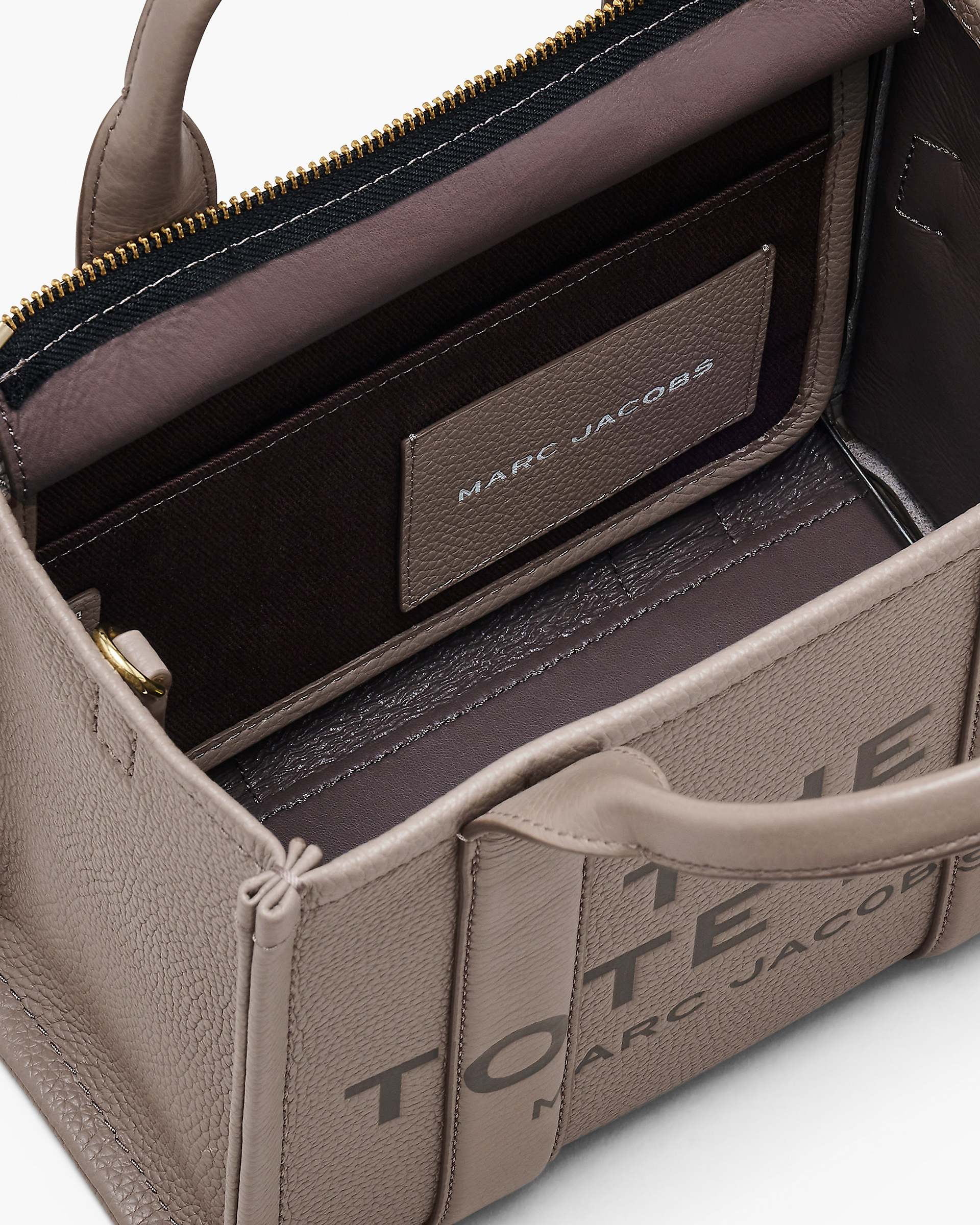 The Leather Small Tote Bag - Cement | Marc Jacobs on sale