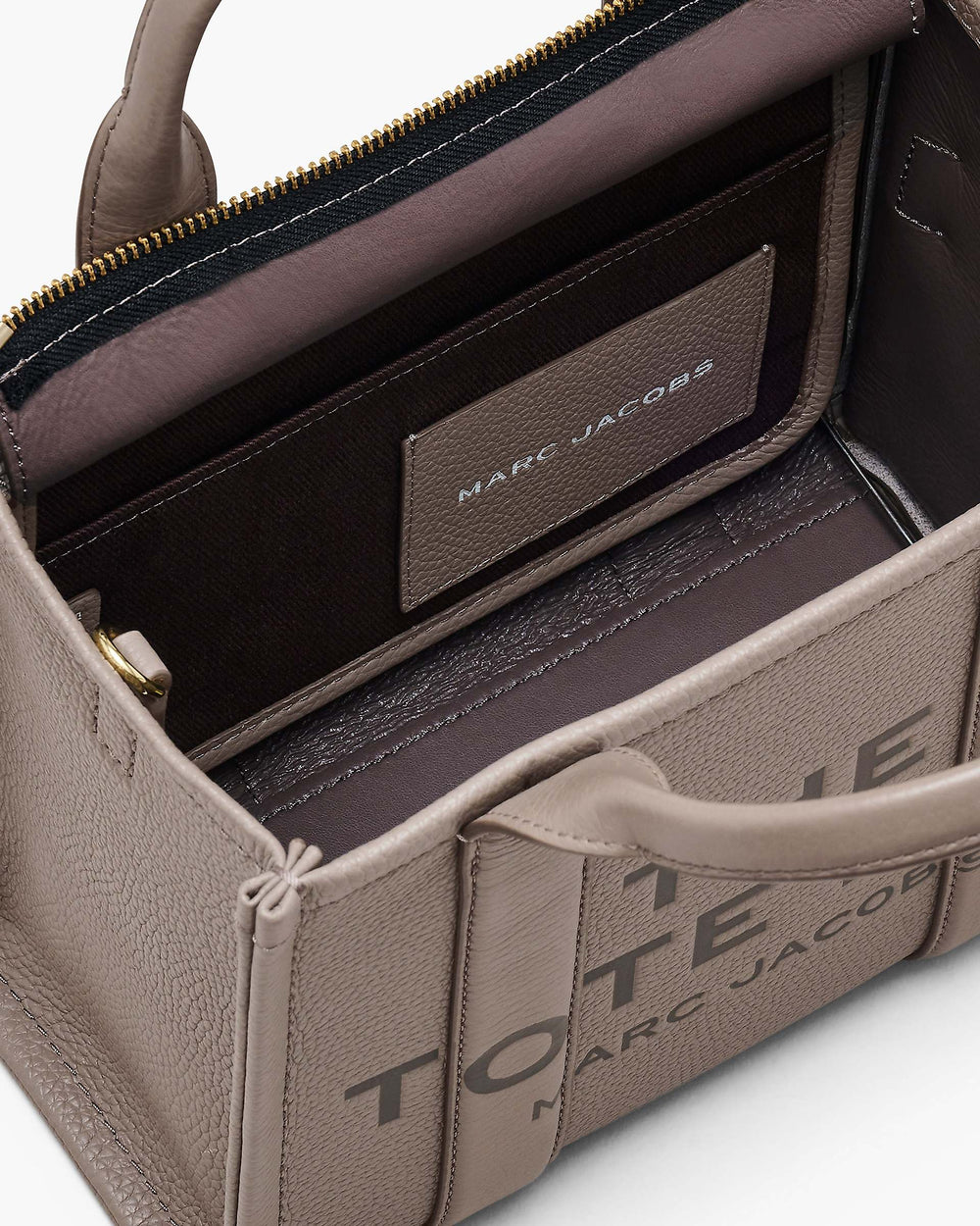 The Leather Small Tote Bag - Cement | Marc Jacobs on sale