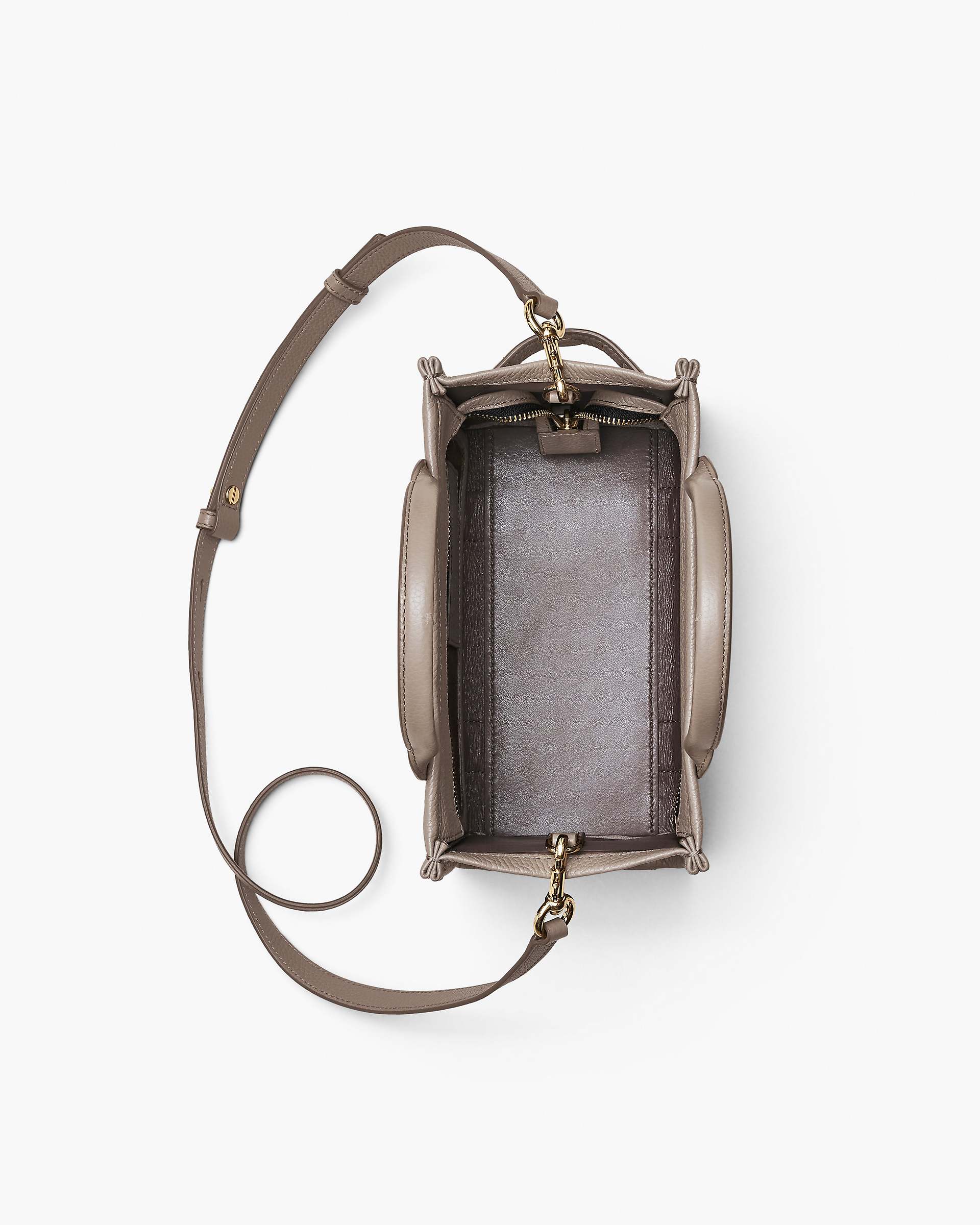The Leather Small Tote Bag - Cement | Marc Jacobs on sale