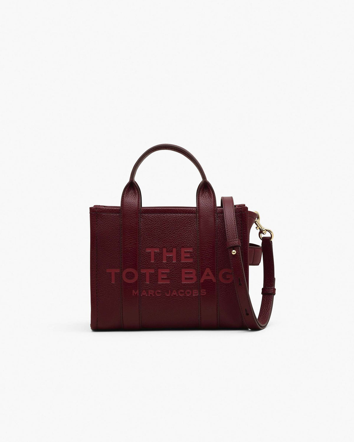 The Leather Small Tote Bag - Cherry | Marc Jacobs US