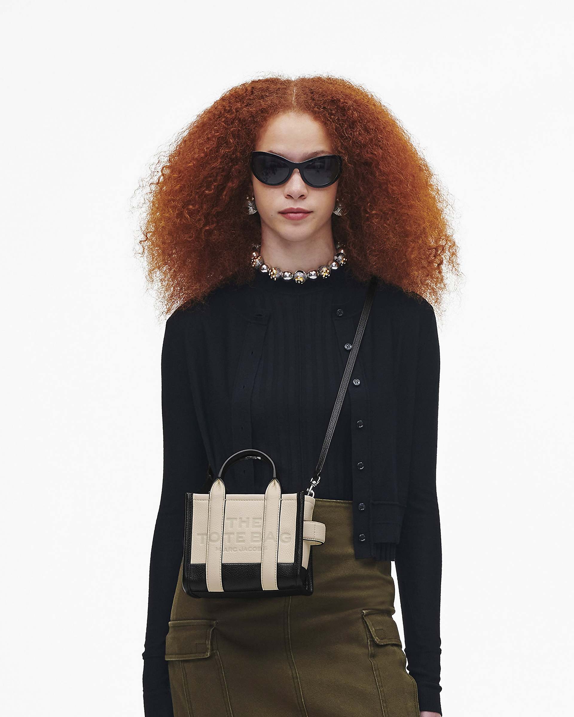 The Colorblock Crossbody Tote Bag - Ivory Multi | Marc Jacobs online