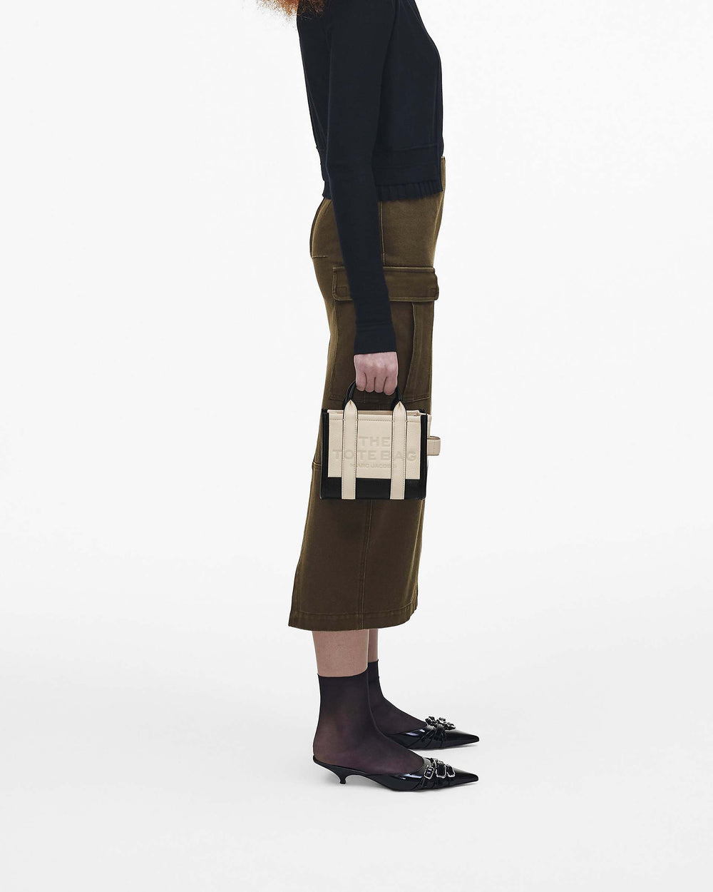 The Colorblock Crossbody Tote Bag - Ivory Multi | Marc Jacobs online