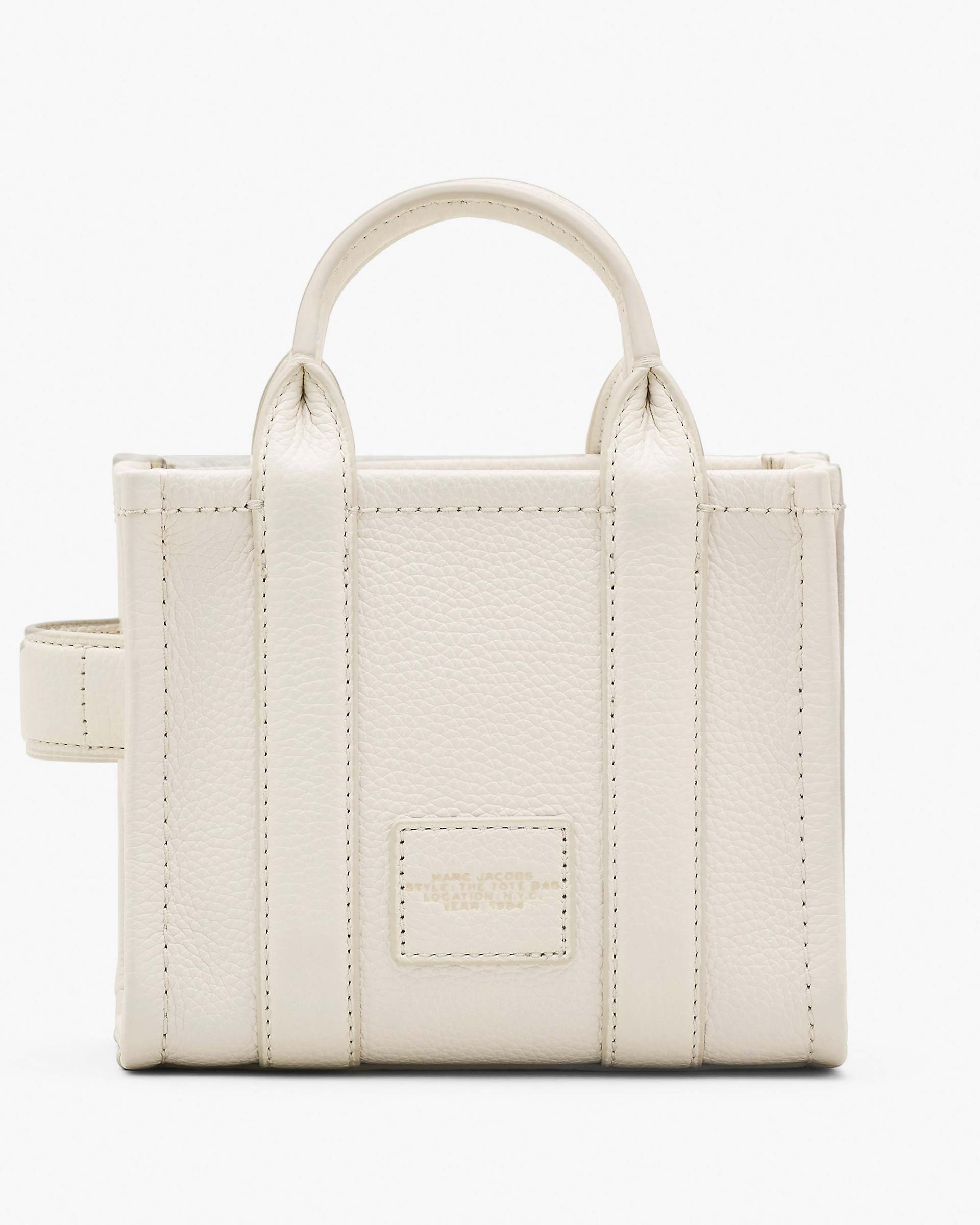 The Leather Crossbody Tote Bag - Cotton/Silver | Marc Jacobs discount