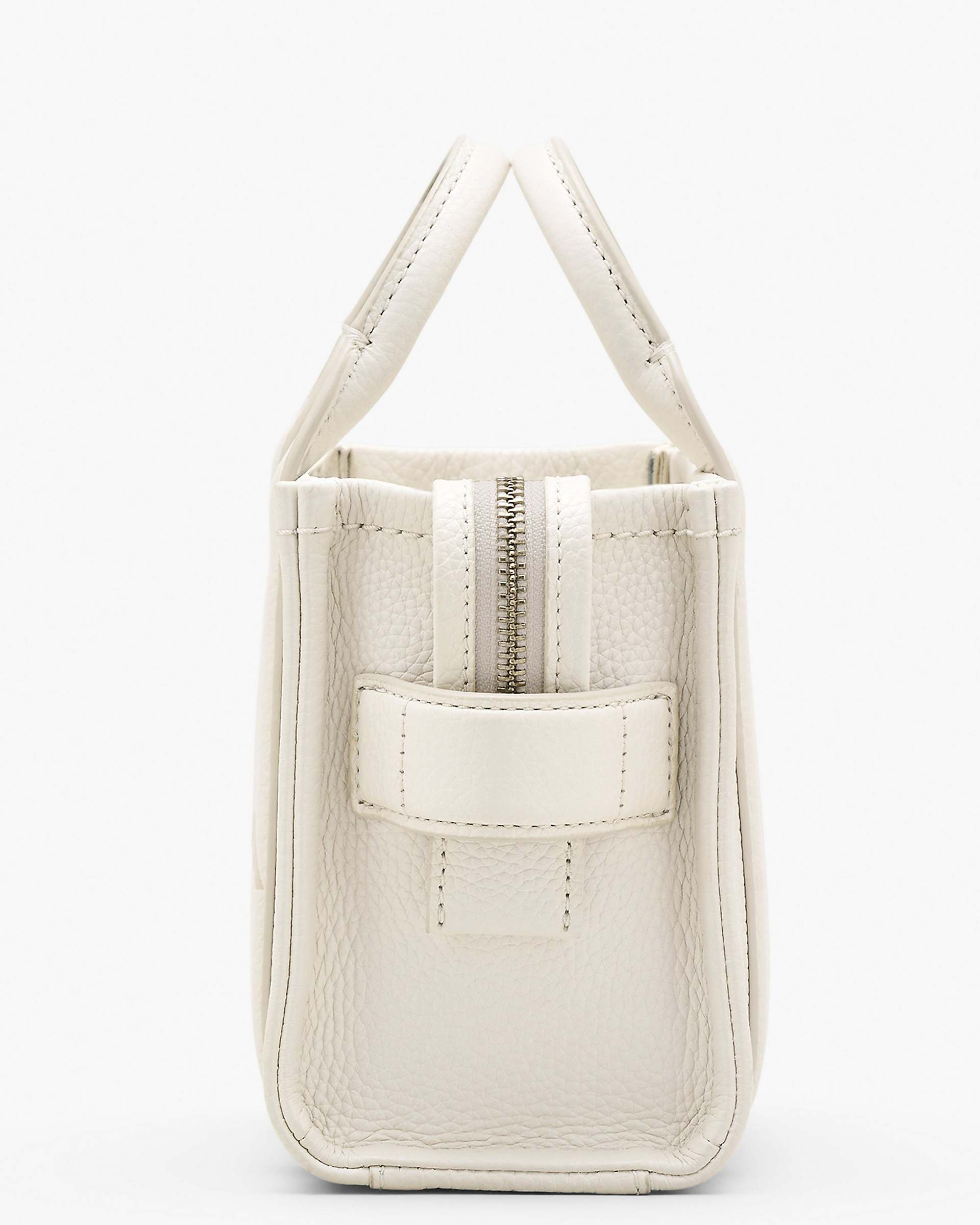The Leather Crossbody Tote Bag - Cotton/Silver | Marc Jacobs discount