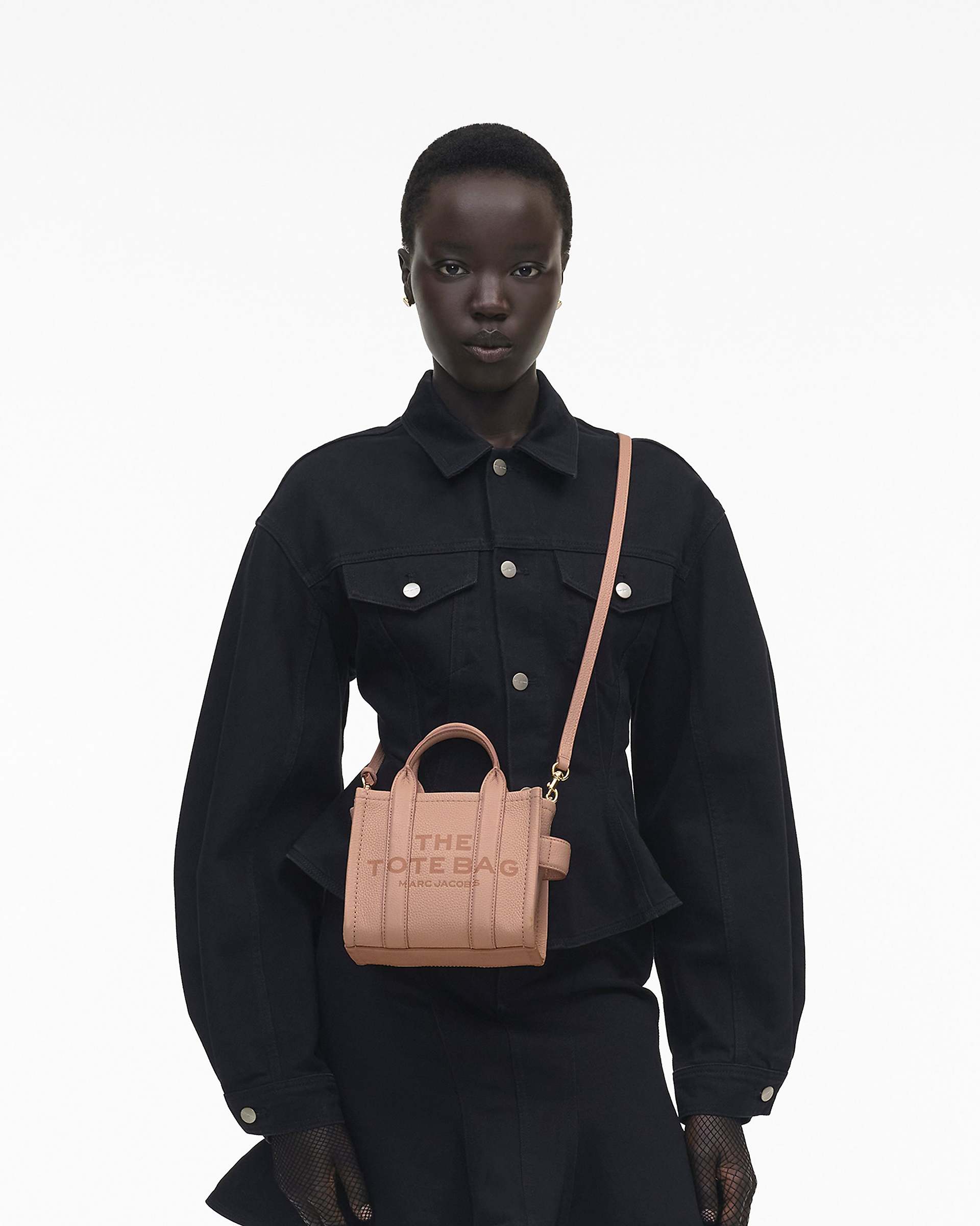The Leather Crossbody Tote Bag - Rose | Marc Jacobs online