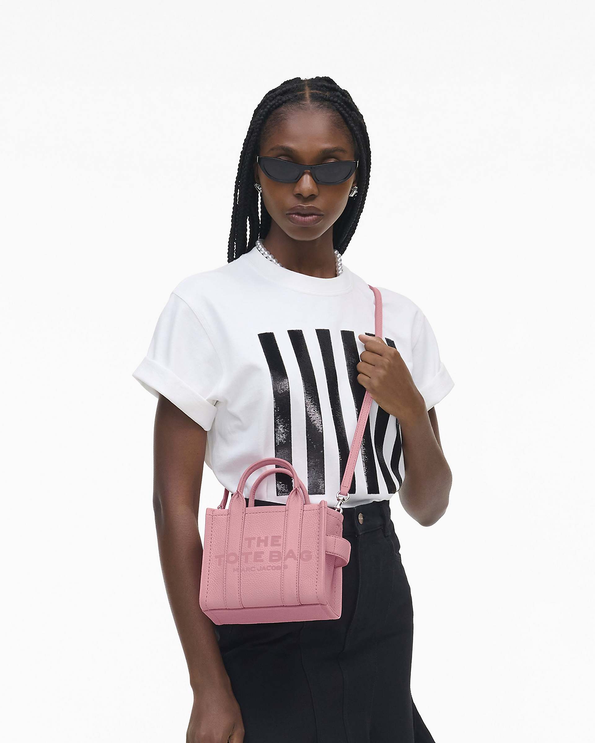 The Leather Crossbody Tote Bag - Ribbon Pink | Marc Jacobs sale