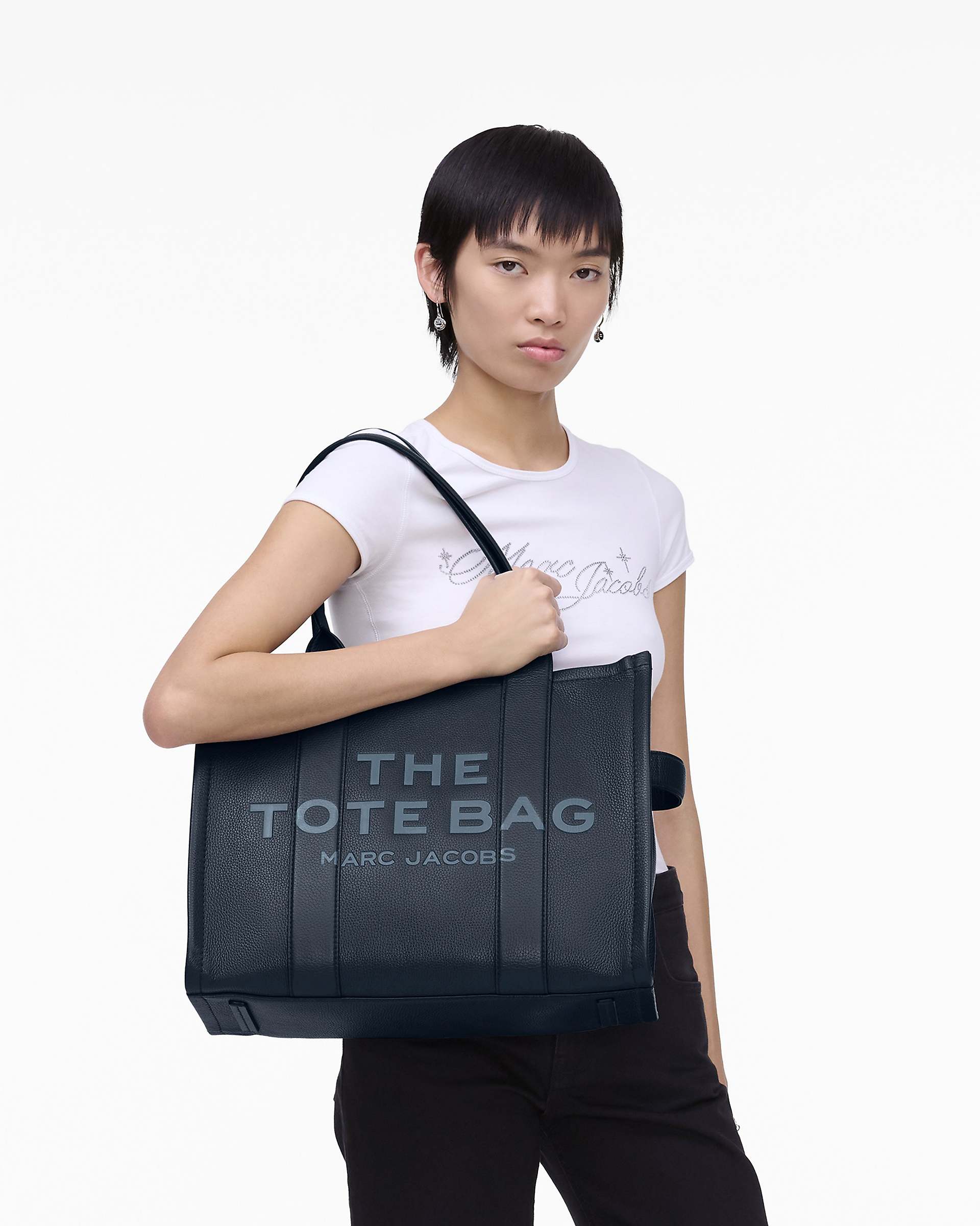 The Leather Large Tote Bag - Blue Sea | Marc Jacobs sale