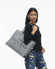 The Leather Large Tote Bag - Wolf Grey | Marc Jacobs for sale