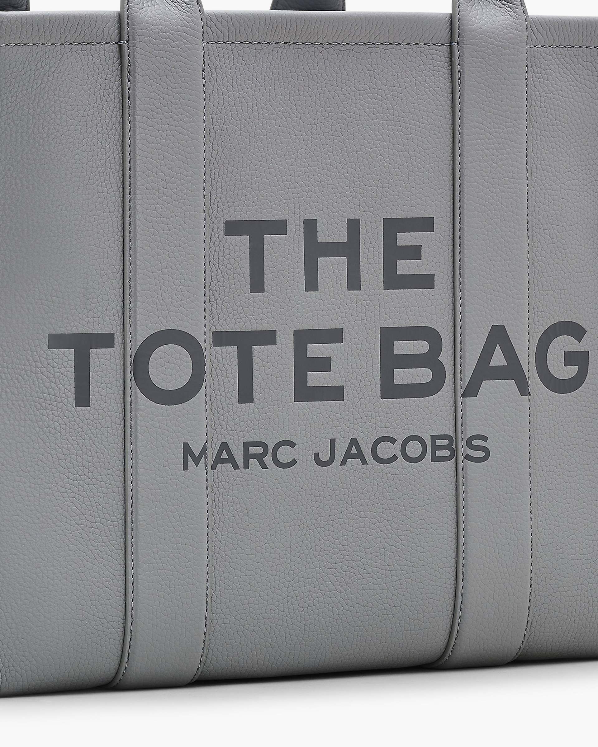 The Leather Large Tote Bag - Wolf Grey | Marc Jacobs for sale