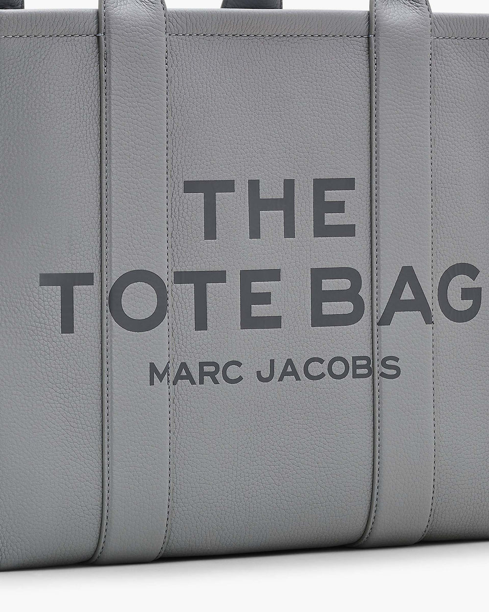 The Leather Large Tote Bag - Wolf Grey | Marc Jacobs for sale