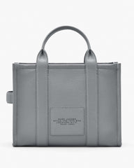 The Leather Medium Tote Bag - Wolf Grey | Marc Jacobs on sale