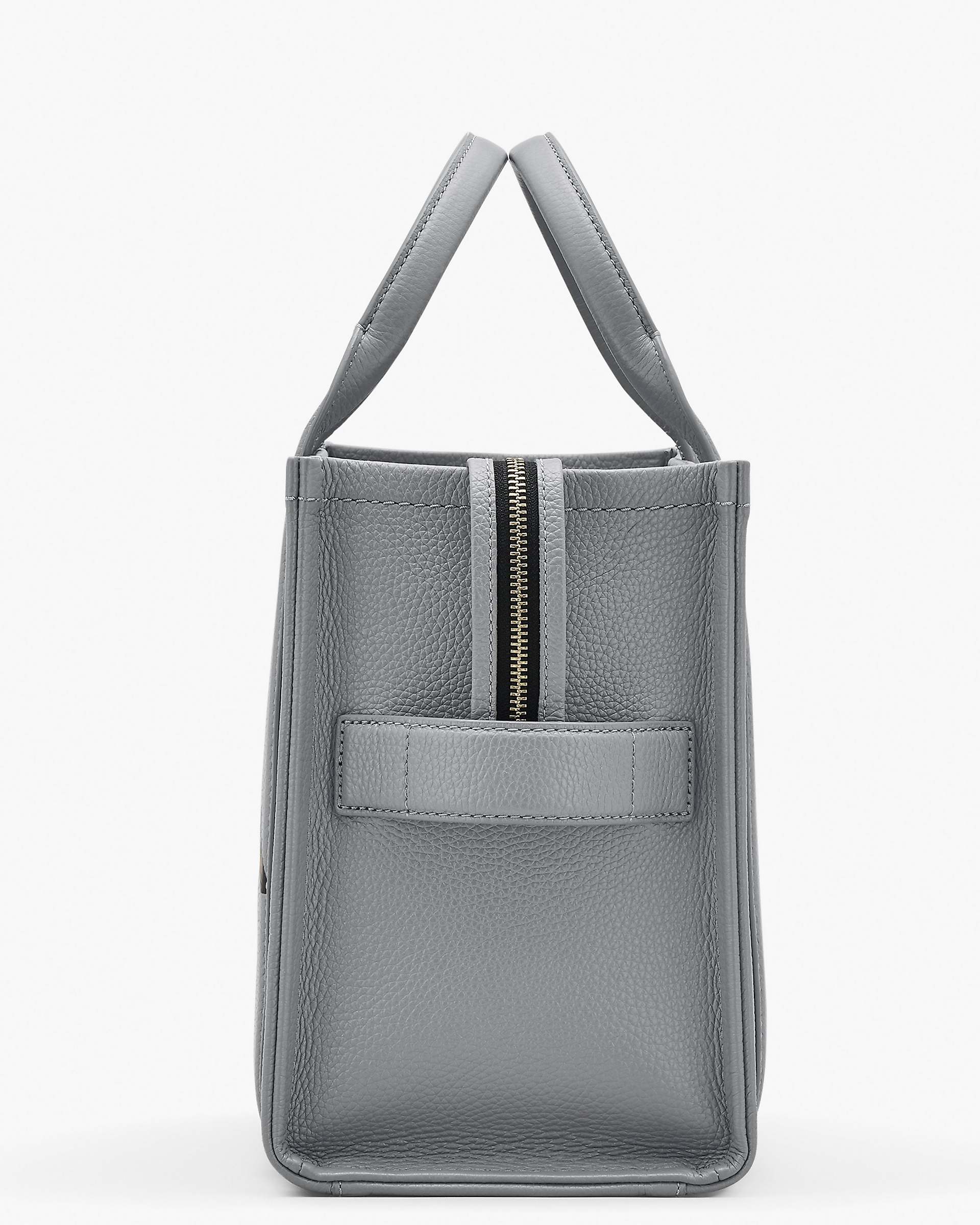The Leather Medium Tote Bag - Wolf Grey | Marc Jacobs on sale