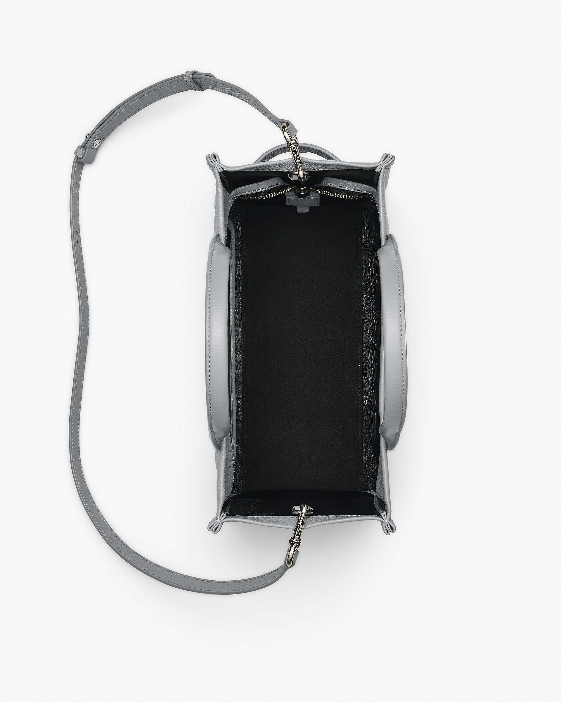 The Leather Medium Tote Bag - Wolf Grey | Marc Jacobs on sale