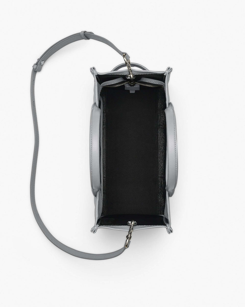 The Leather Medium Tote Bag - Wolf Grey | Marc Jacobs on sale
