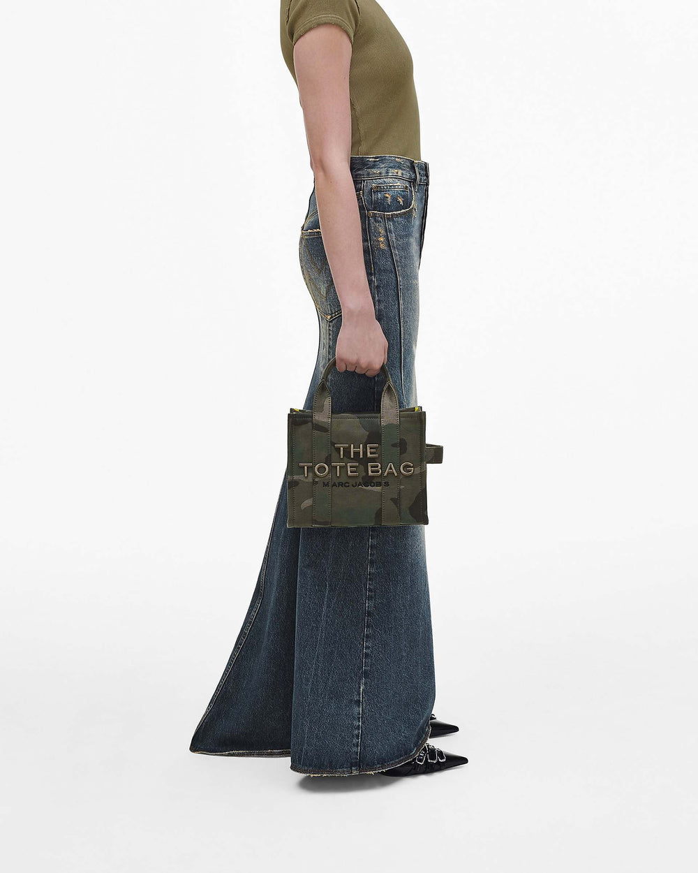 The Camo Jacquard Small Tote Bag - Camo Multi | Marc Jacobs online