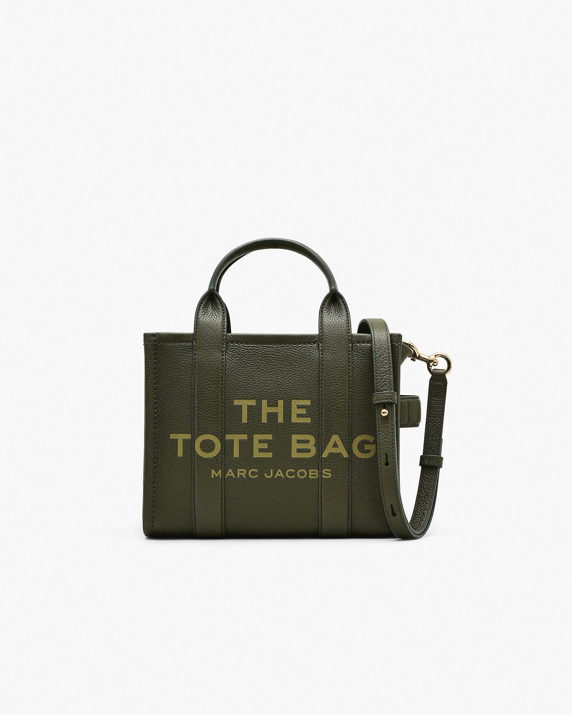 The Leather Small Tote Bag - Forest | Marc Jacobs discount