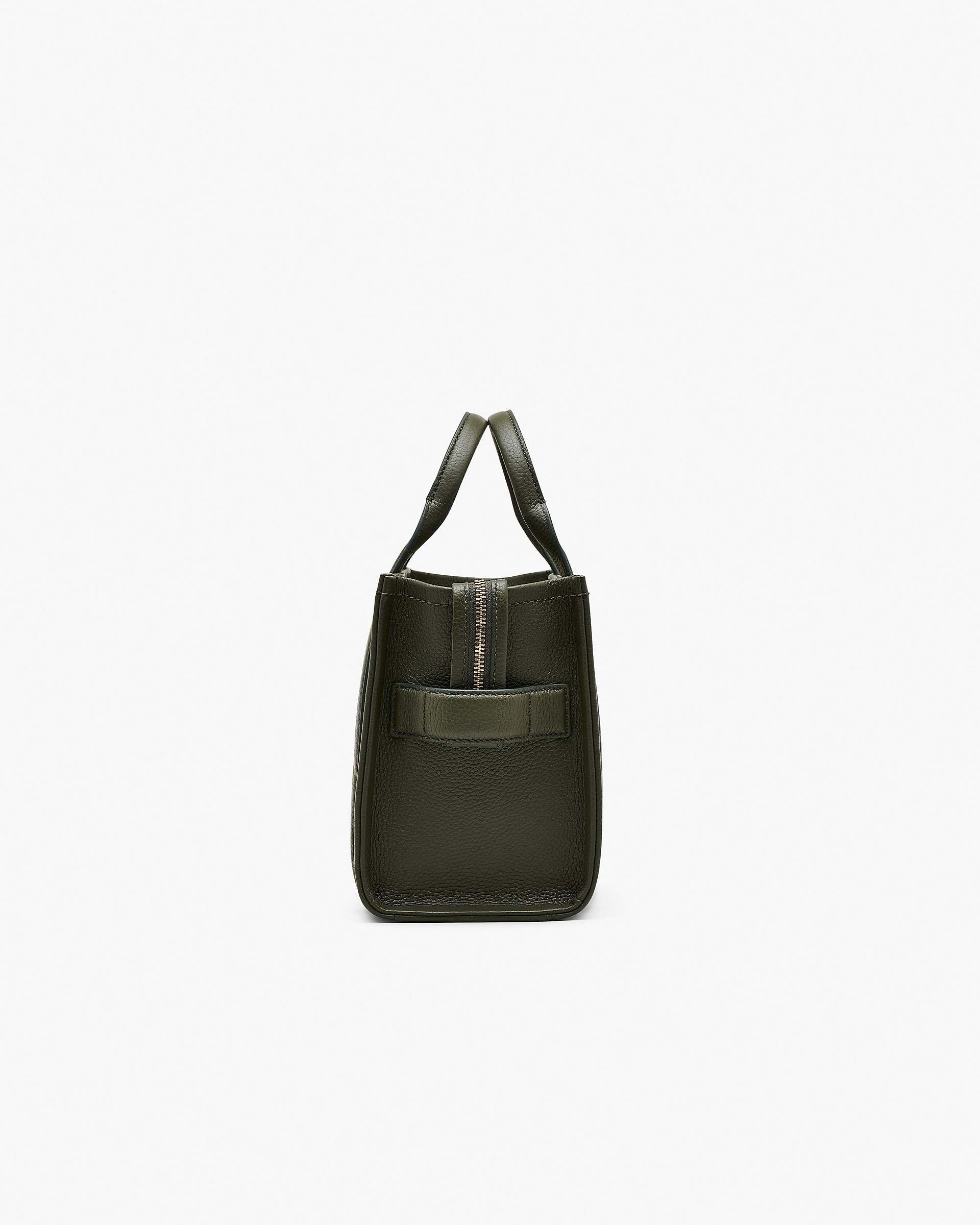 The Leather Small Tote Bag - Forest | Marc Jacobs discount
