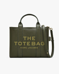 The Leather Medium Tote Bag - Forest | Marc Jacobs online
