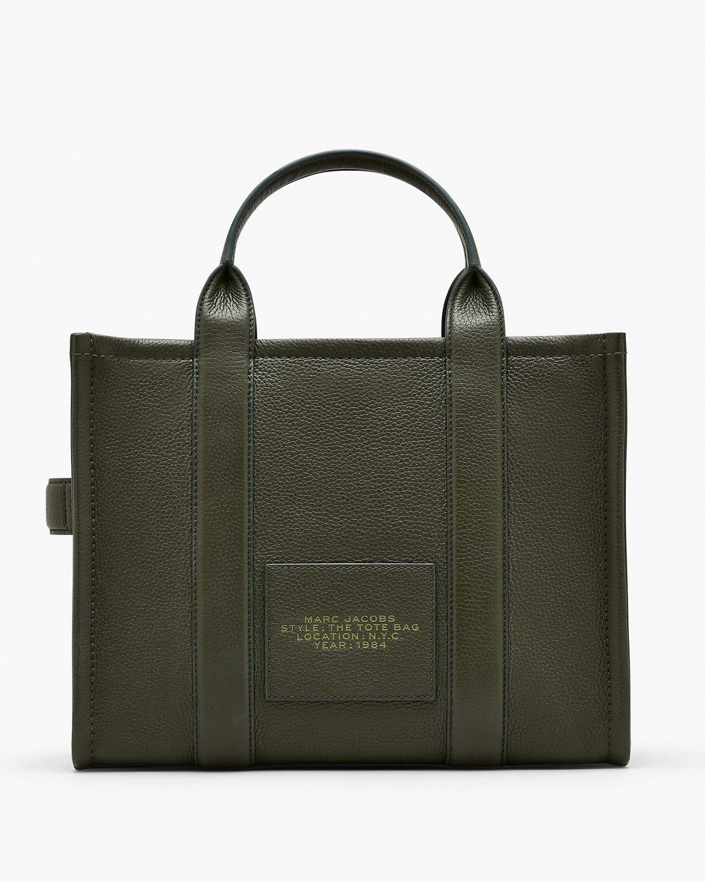The Leather Medium Tote Bag - Forest | Marc Jacobs online