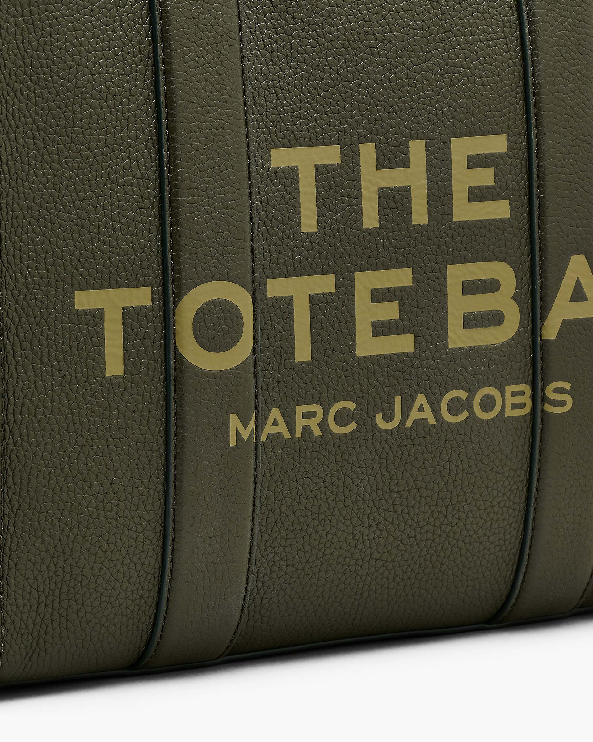 The Leather Medium Tote Bag - Forest | Marc Jacobs online