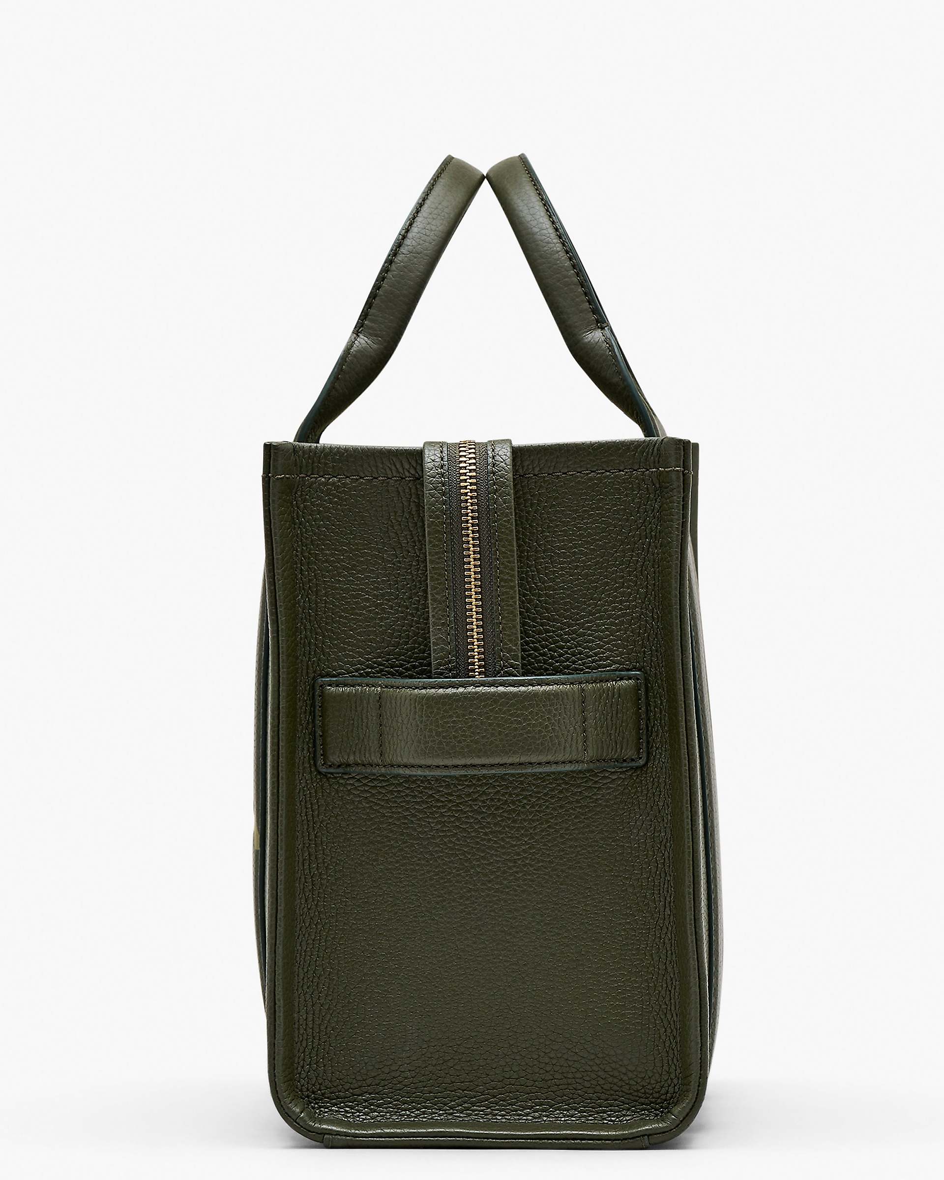 The Leather Medium Tote Bag - Forest | Marc Jacobs online