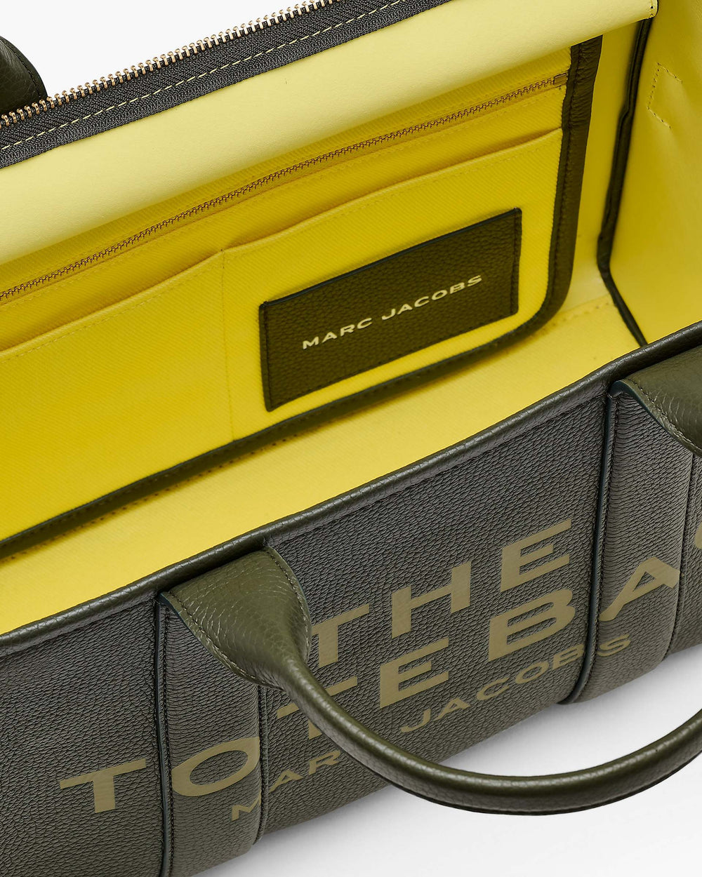 The Leather Medium Tote Bag - Forest | Marc Jacobs online