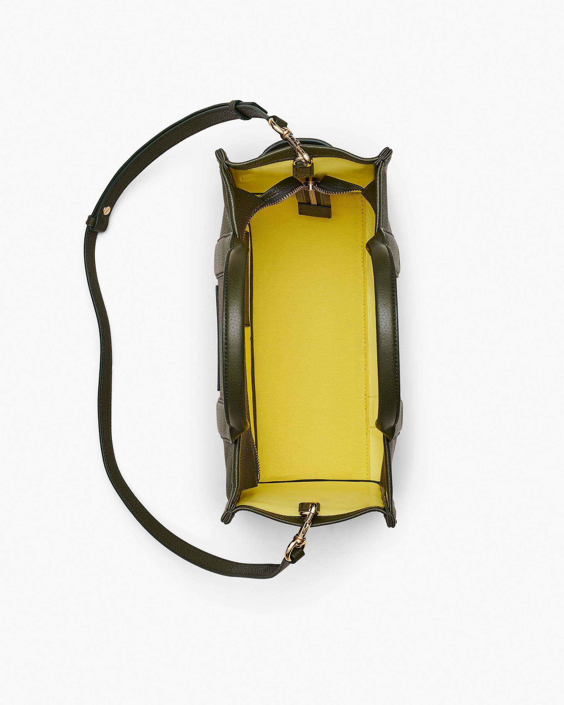The Leather Medium Tote Bag - Forest | Marc Jacobs online