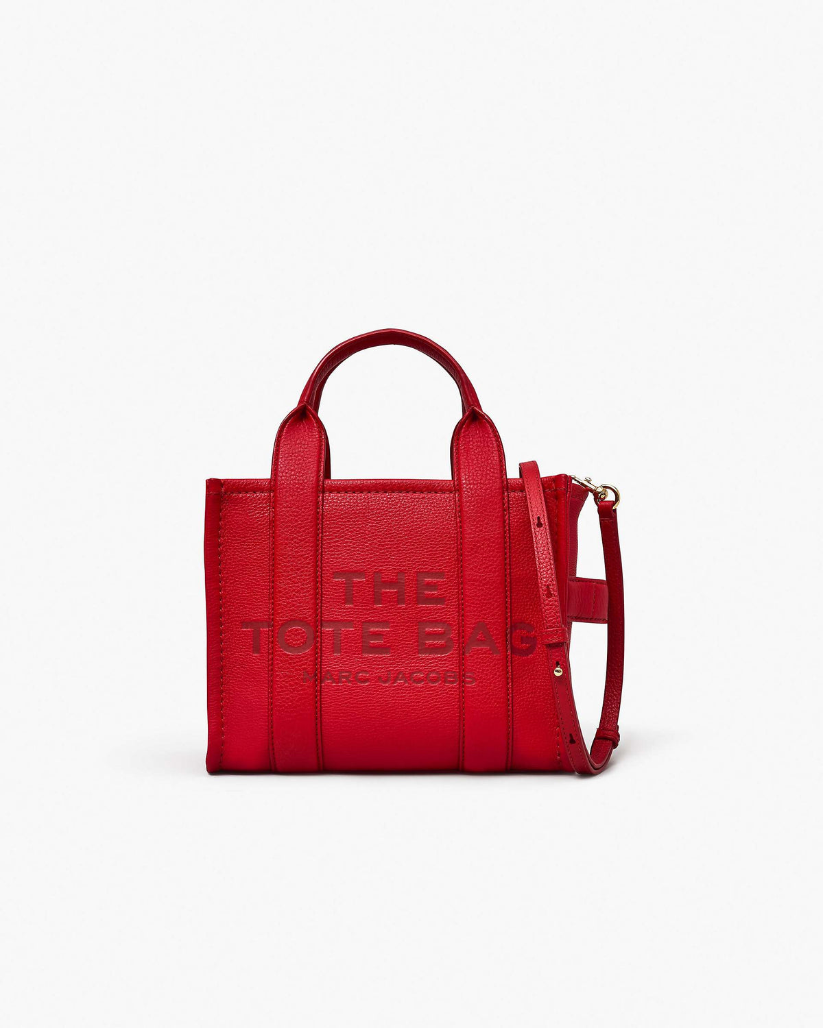 The Leather Small Tote Bag - True Red | Marc Jacobs for sale