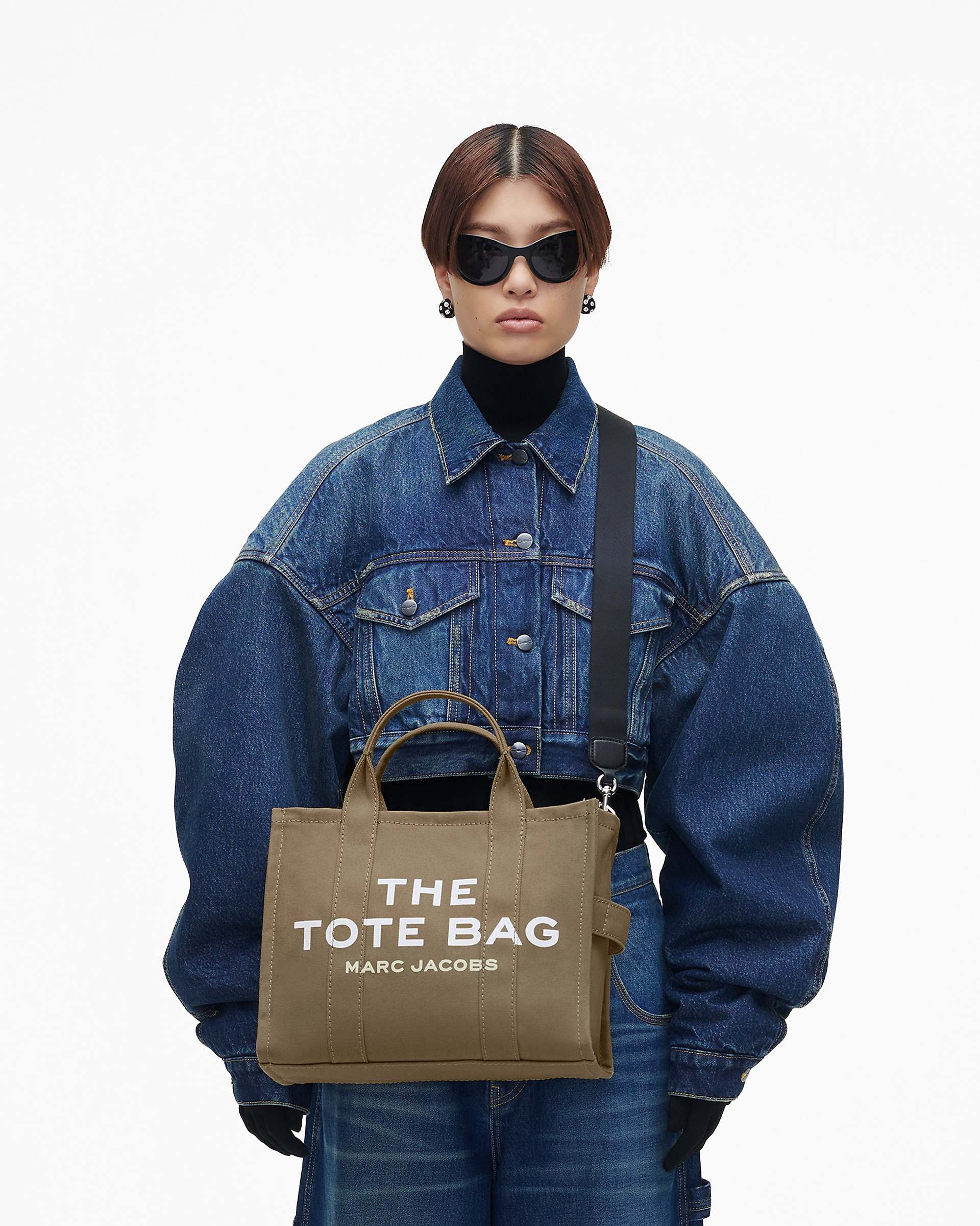 The Canvas Medium Tote Bag - Slate Green | Marc Jacobs US