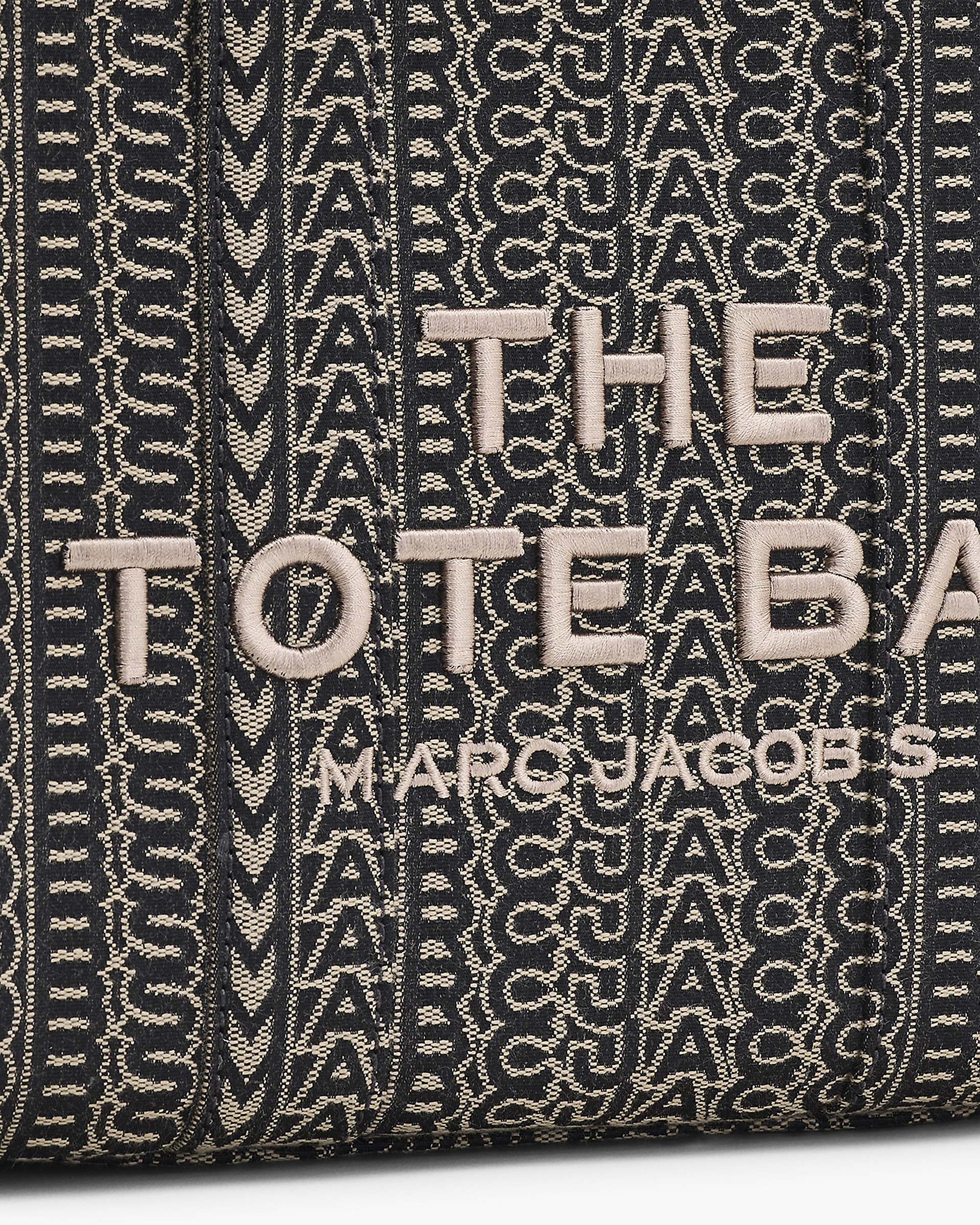 The Monogram Jacquard Small Tote Bag - Beige Multi | Marc Jacobs online