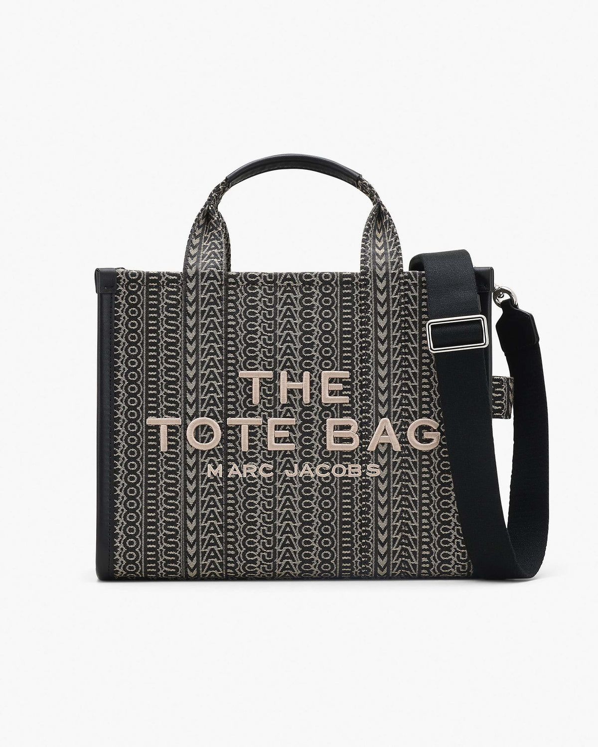 The Monogram Jacquard Medium Tote Bag - Beige Multi | Marc Jacobs sale