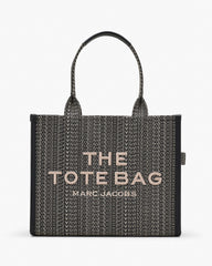 The Monogram Jacquard Large Tote Bag - Beige Multi | Marc Jacobs for sale